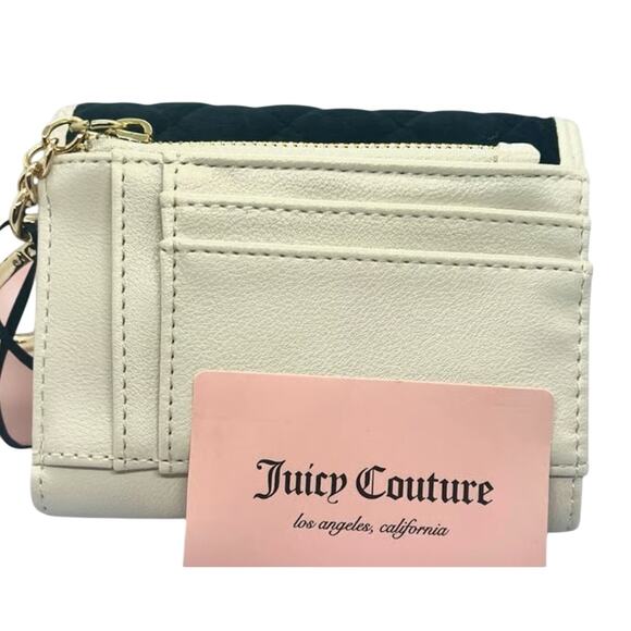 Juicy Couture Women's Double Sided Trifold Wallet with Keyring Royal Couture - Picture 5 of 5